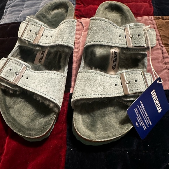 Birkenstock Arizona shearling sandals - Picture 2 of 7